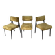 Set de trois chaises années 50