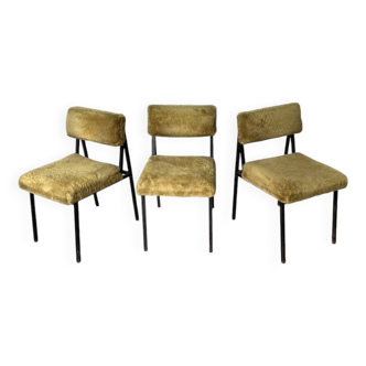 Set de trois chaises années 50