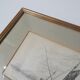 Antique ink drawing on paper, sailboat at sea, signed and framed.