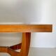 Midcentury Modern Big Wood Sofa Table, Italy 1960