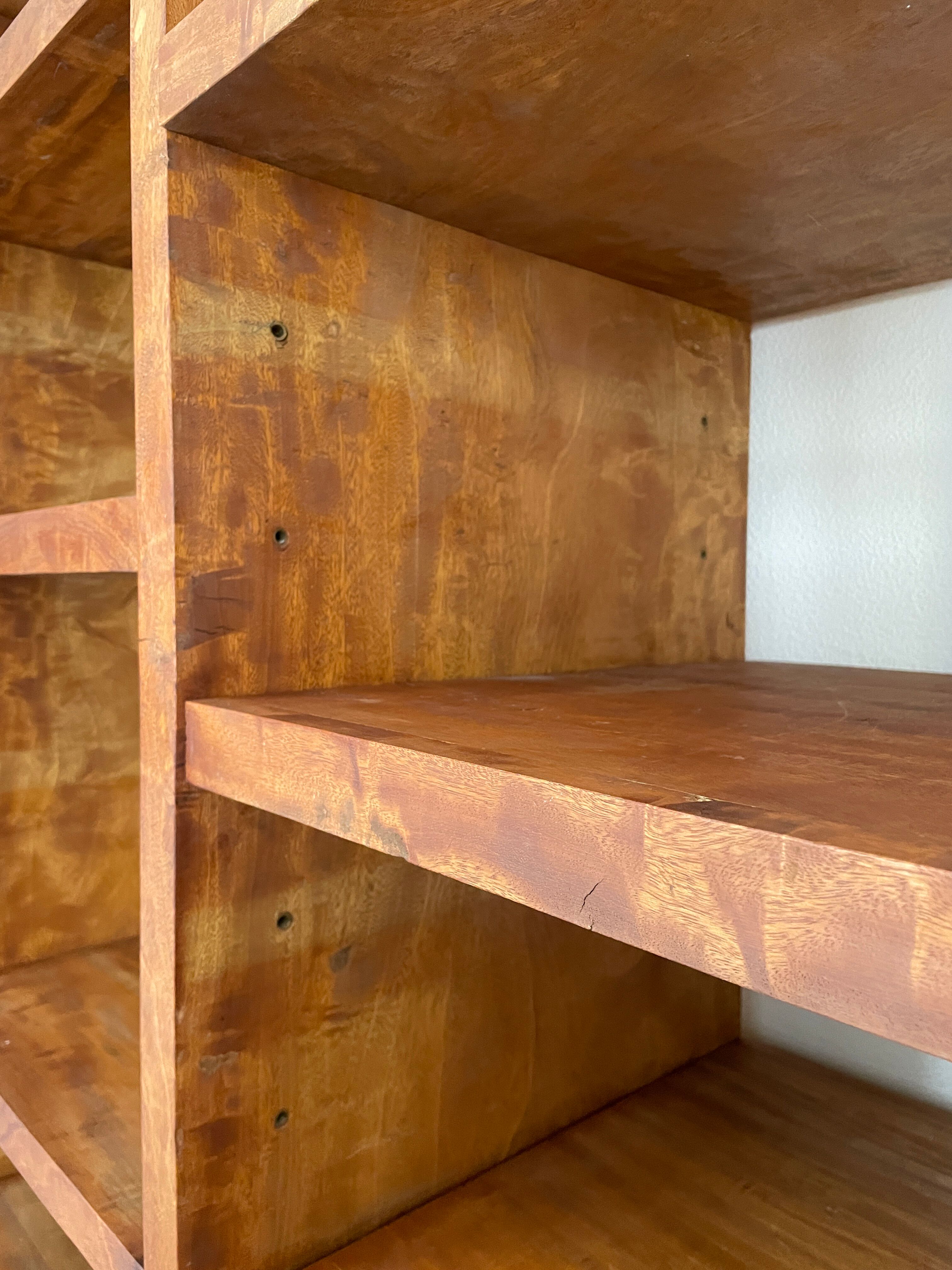 Bibliothèque etagère bois massif
