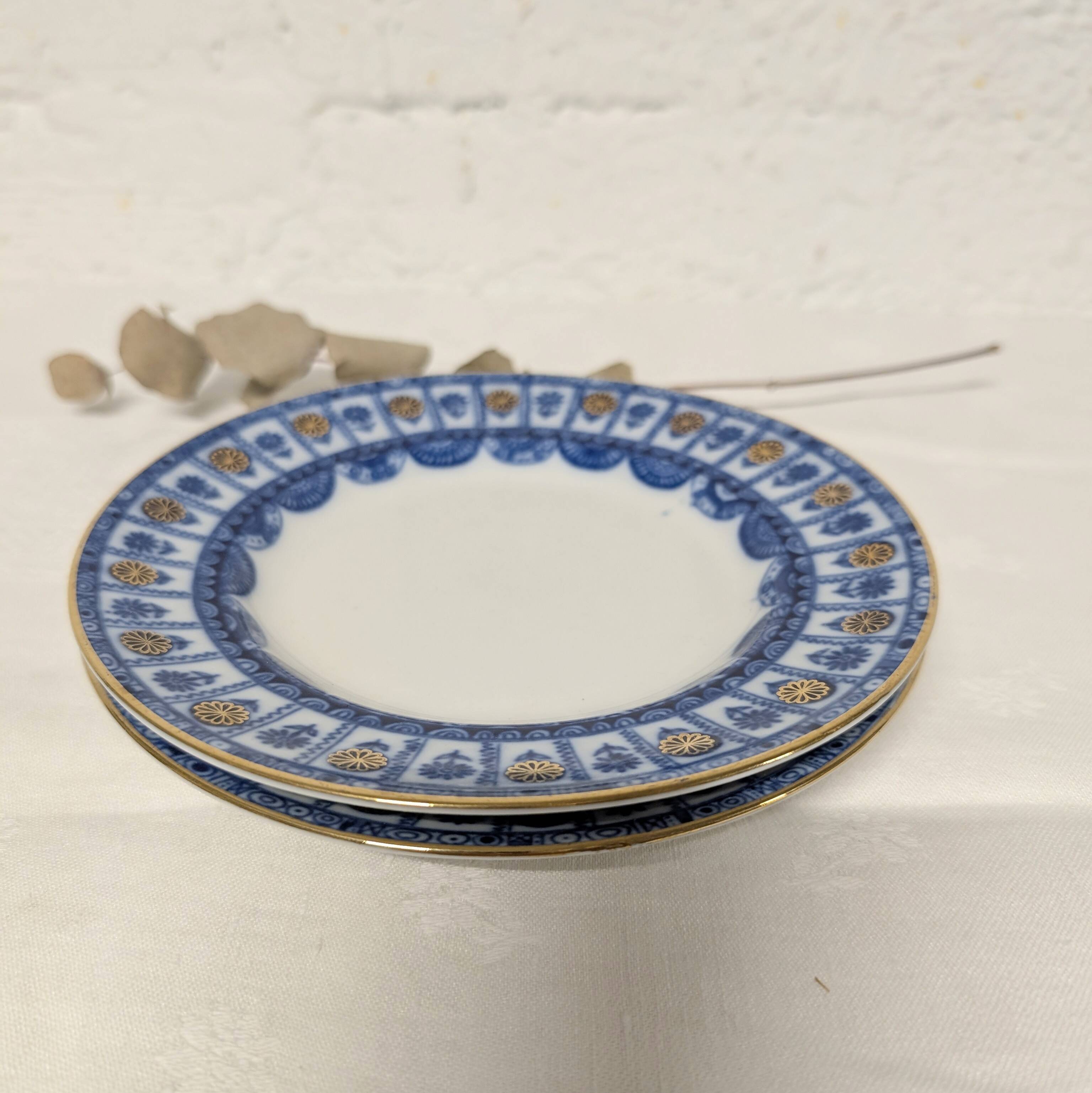 Assiette à dessert porcelaine Lomonosov impérial URSS