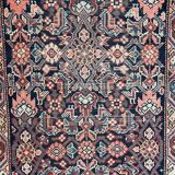 Tapis ancien persan Malayer Hamadan couloir 90x500 cm