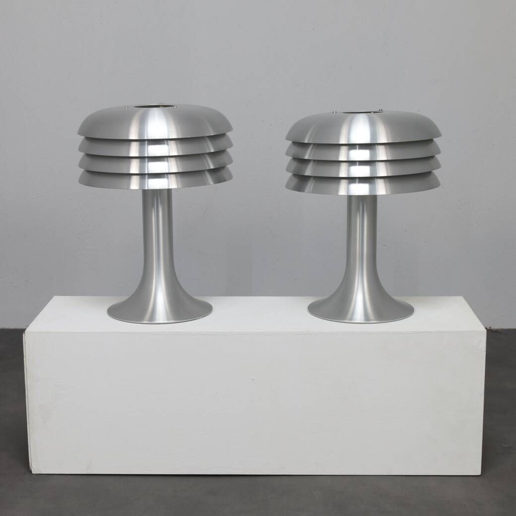 Pair of table lamps “BN 26” by Hans-Agne Jakobsson for AB Markaryd Sweden, 1960s