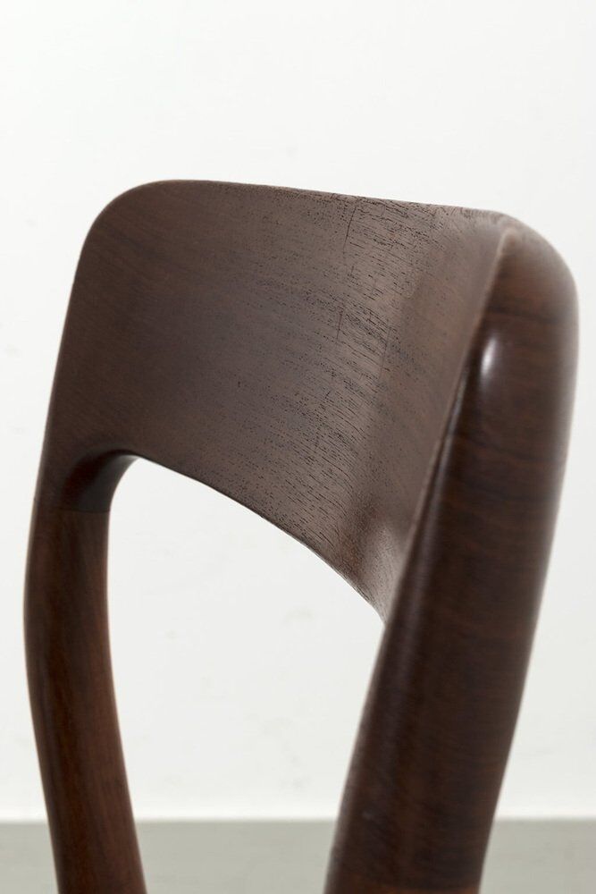 Model 75 Chairs by Niels Otto N. O. Møller, Set of 3