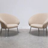 Rare pair of 'F570' lounge chairs by Pierre Paulin for Artifort, 1963