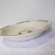 Hollow round dish from Longwy, Aubépine model