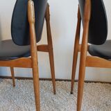 Pair of Baumann chairs model Pegasus circa 1960