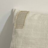 Square cushion in vintage fabric, Kilim style.