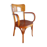 Baumann Chair Curved Wood