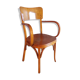 Baumann Chair Curved Wood
