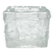 Brutalist vase "Demant" Göte Augustsson - Ruda Glasbruk - Sweden 1960