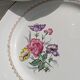 Set of 12 flat plates Digoin Sarreguemines