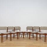 Mid-Century Model 49 Dining Chairs in Teak by Erik Buch for Odense Machine Gunning, 1960s, Set of 8