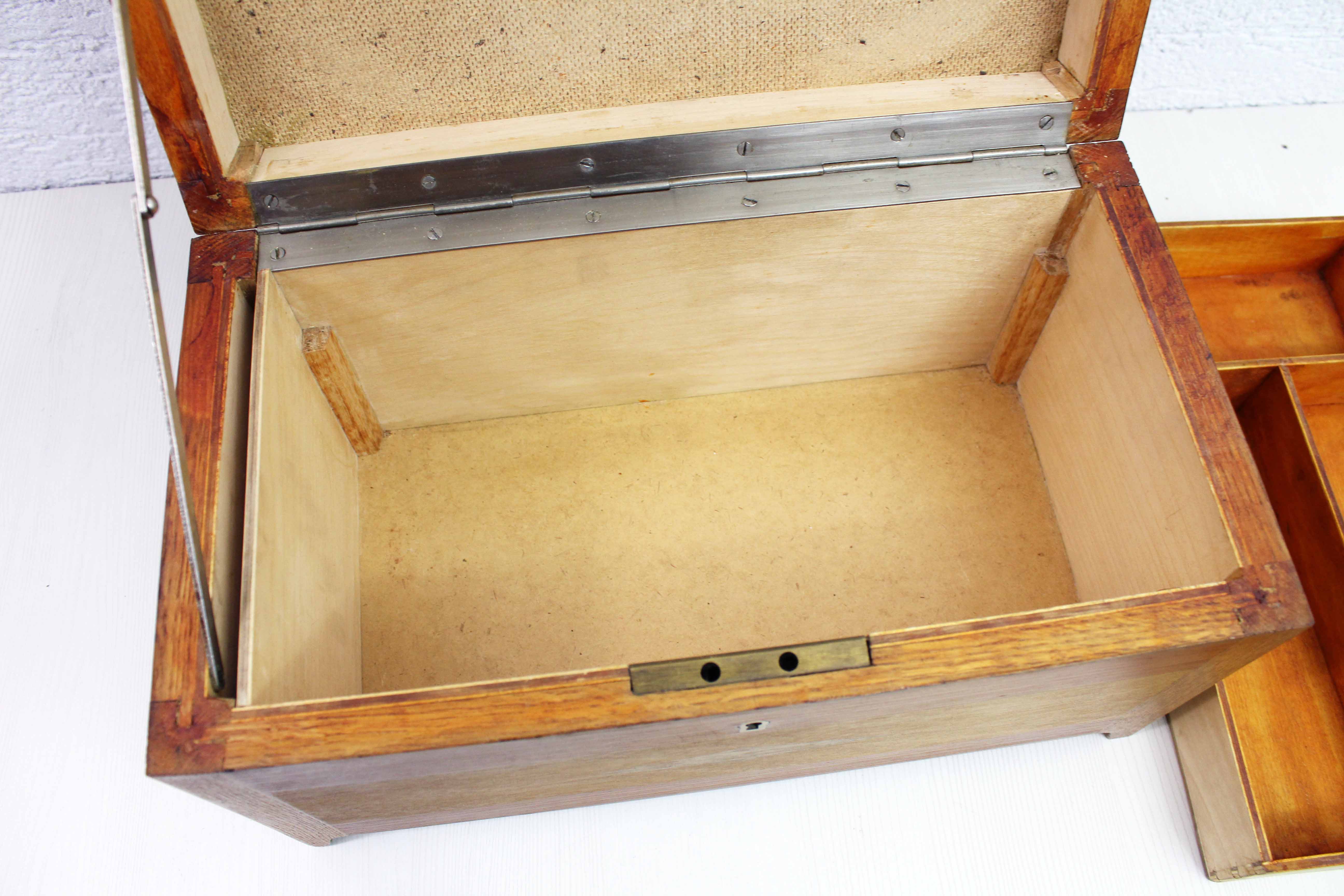 Solid wood chest