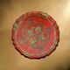 Small Florentine side table with painted top – Italy, mid-century