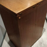 Danish teak folding bar, editor dyrlund , model 7712, designed by reno wahl iversen
