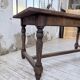 Farm table with turned legs, made of pine and birch, 180cm.