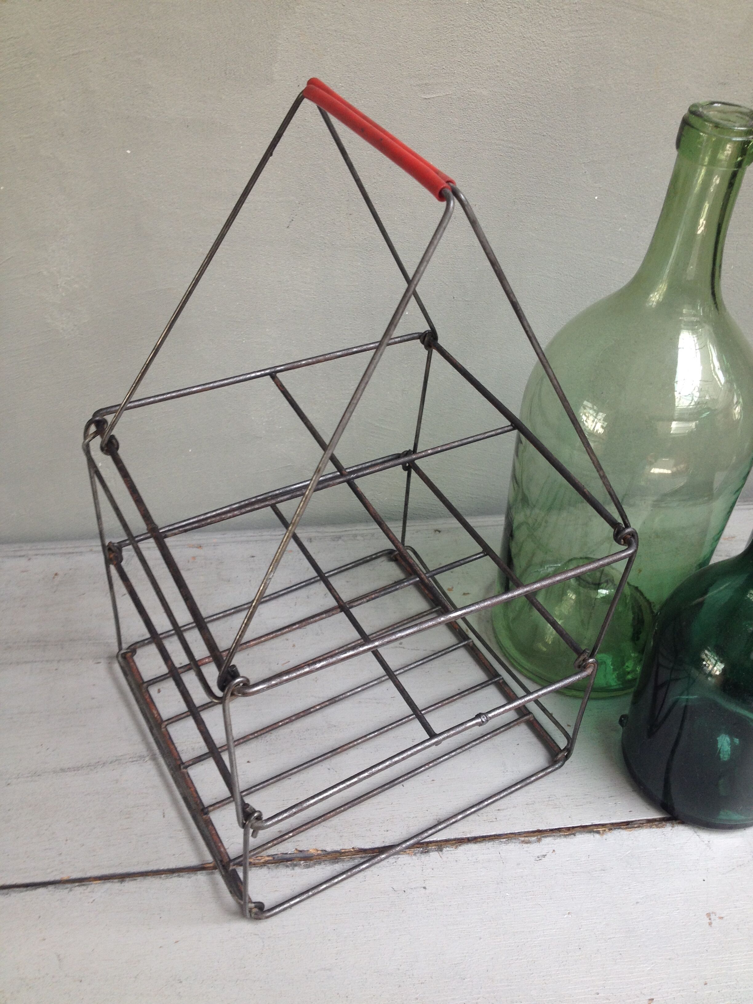 Bottle rack folding vintage