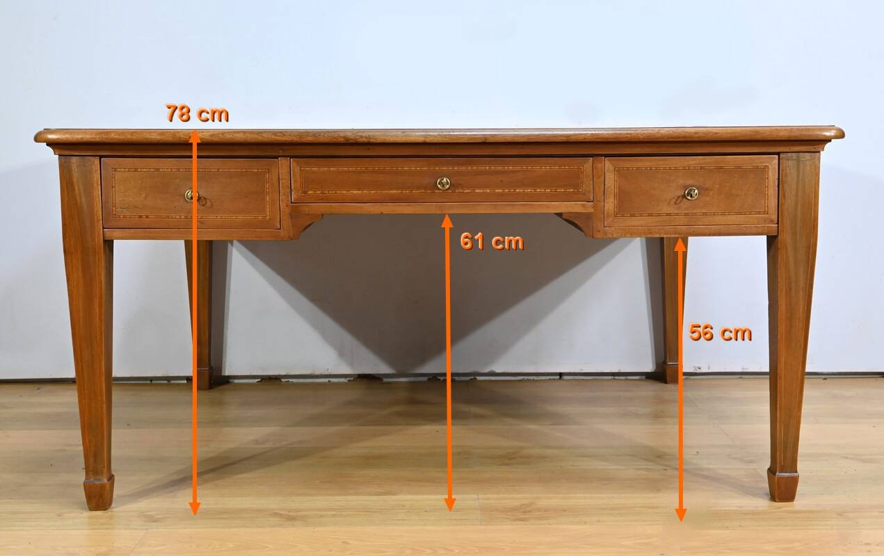 Important architect's desk in mahogany - 1920