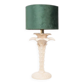 Vintage ceramic palm tree lamp, 1970s