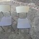 Pair of vintage 1960 Formica chairs – Space Age pattern