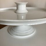 Plate mounted automatically mid-19th dish stand on white earthenware