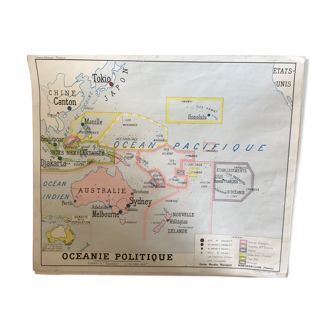 Oceania pedagogical map
