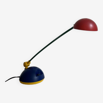 Colorful articulated desk lamp “memphis style” spirit design made in holland