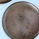 Set of 6 Vintage MCM Multicoloured Enamel on Copper Coasters from the 60s