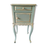 Louis XV style celadon and gold bedside