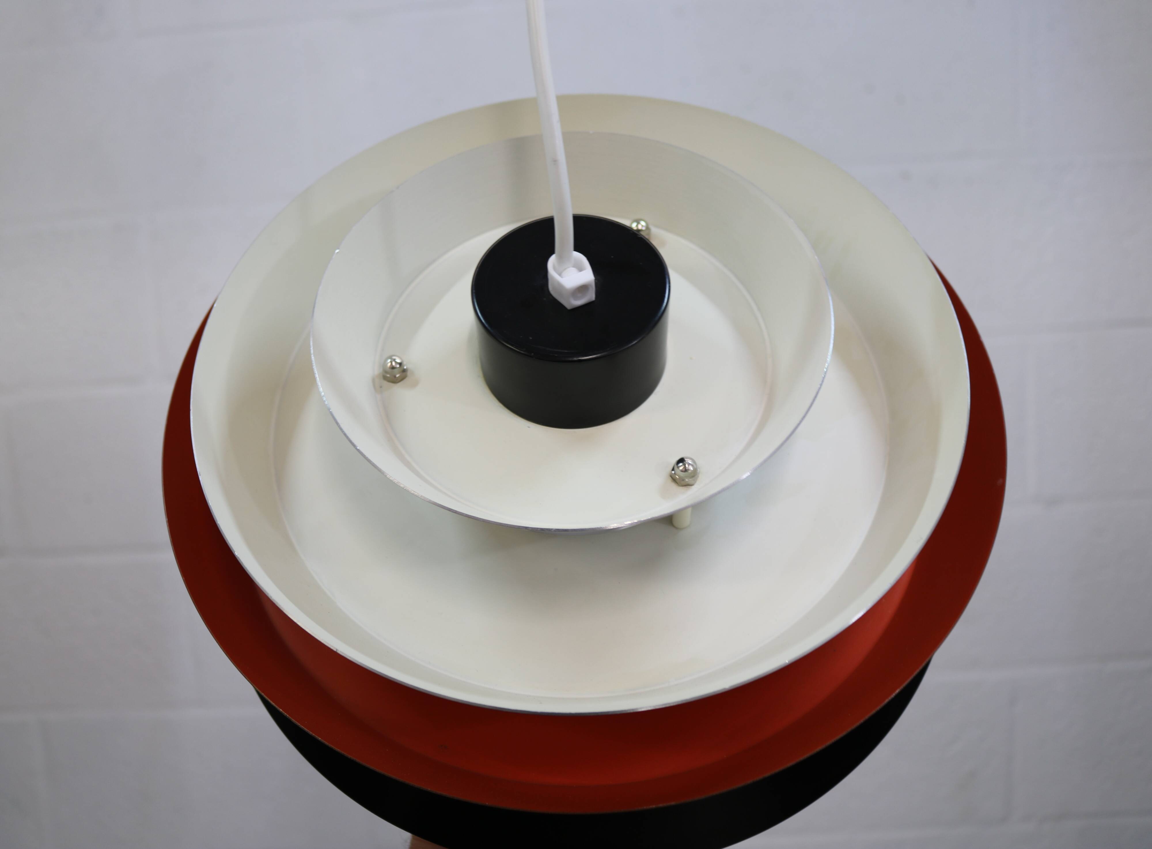 Large Swedish Lamp: Carl Thore Trava Model for Granhaga, 1970s Mid-Century