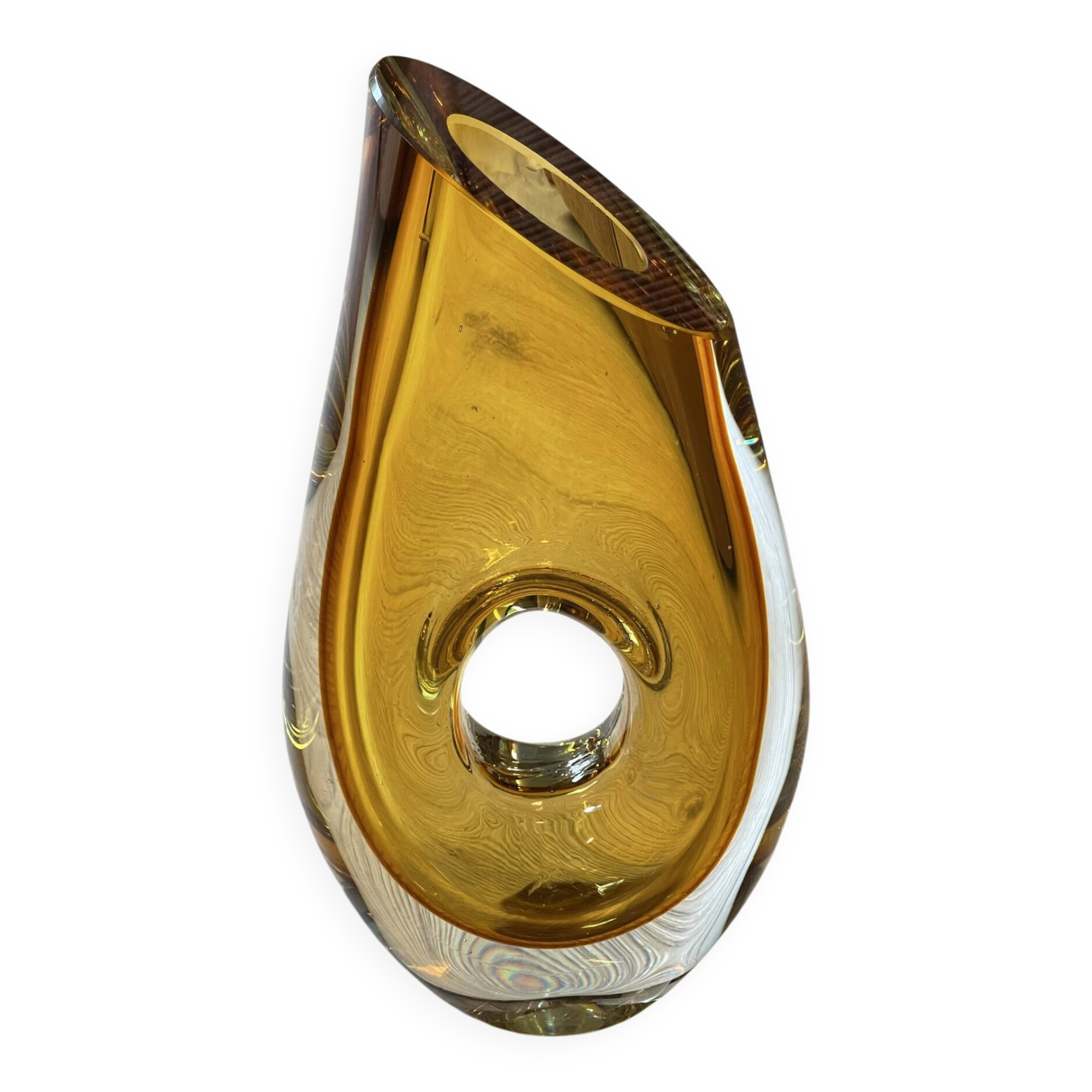 Sommerso vase from Murano