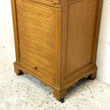Office furniture with sliding shutter