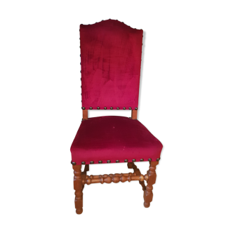 Chaise style Louis XIII