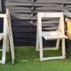 Chaises pliantes italiennes