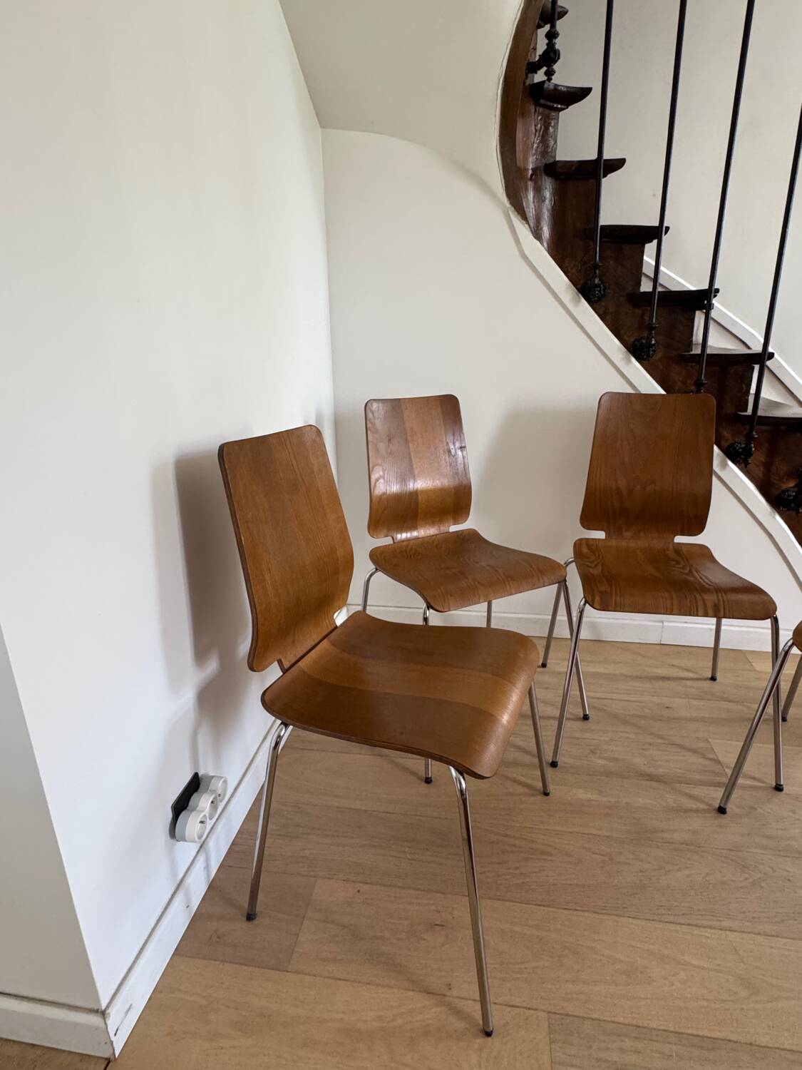 4 Gilbert chairs IKEA 90s