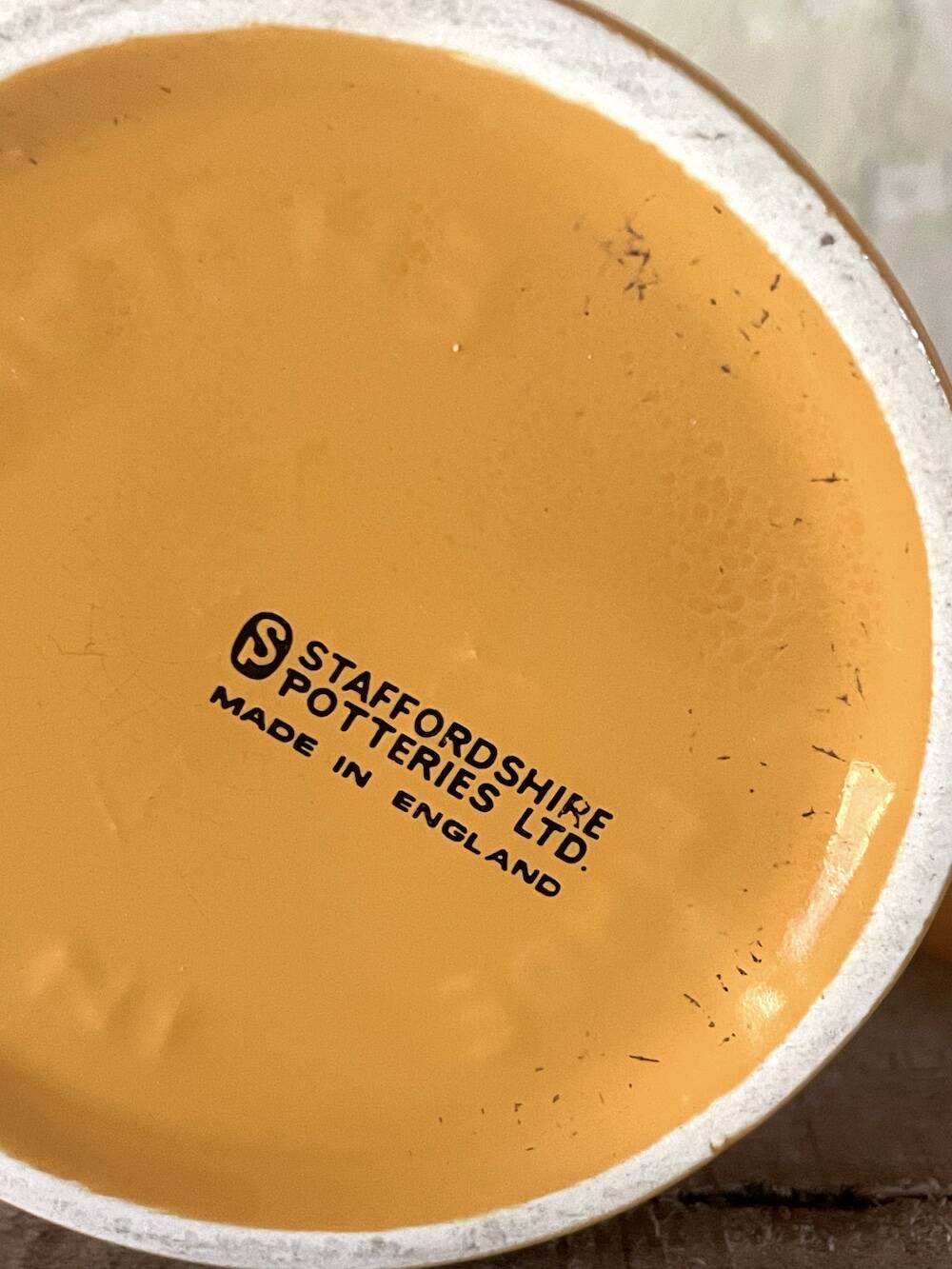 Set of 3 Mugs Staffordshire Potteries Ltd. - Vintage 70s style