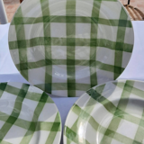 6 hollow plates series tablecloth of Moulin des Loups