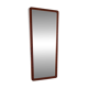 1940s Scandinavian Art Deco Mirror in Lacquered Mahogany