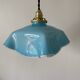 Vintage glass pendant light