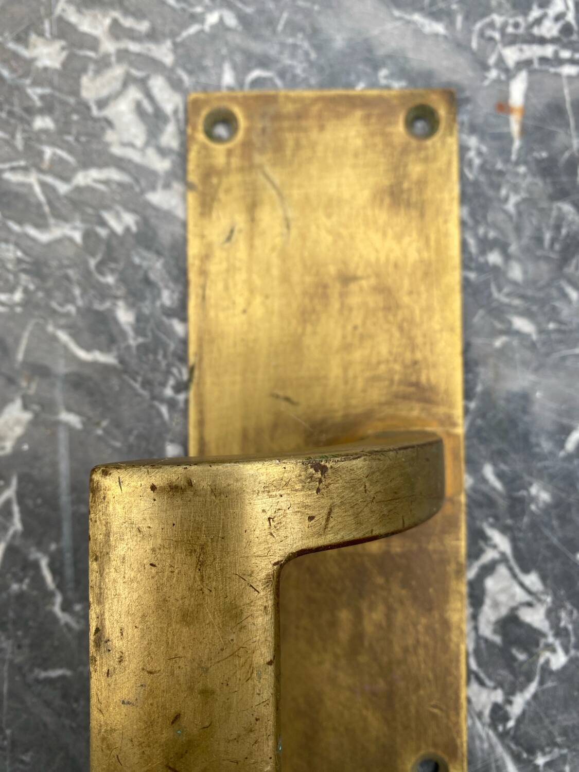 Solid brass door handle, pull handle