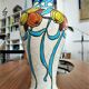 Boch la Louvière art deco lamp in cracked faint lamp