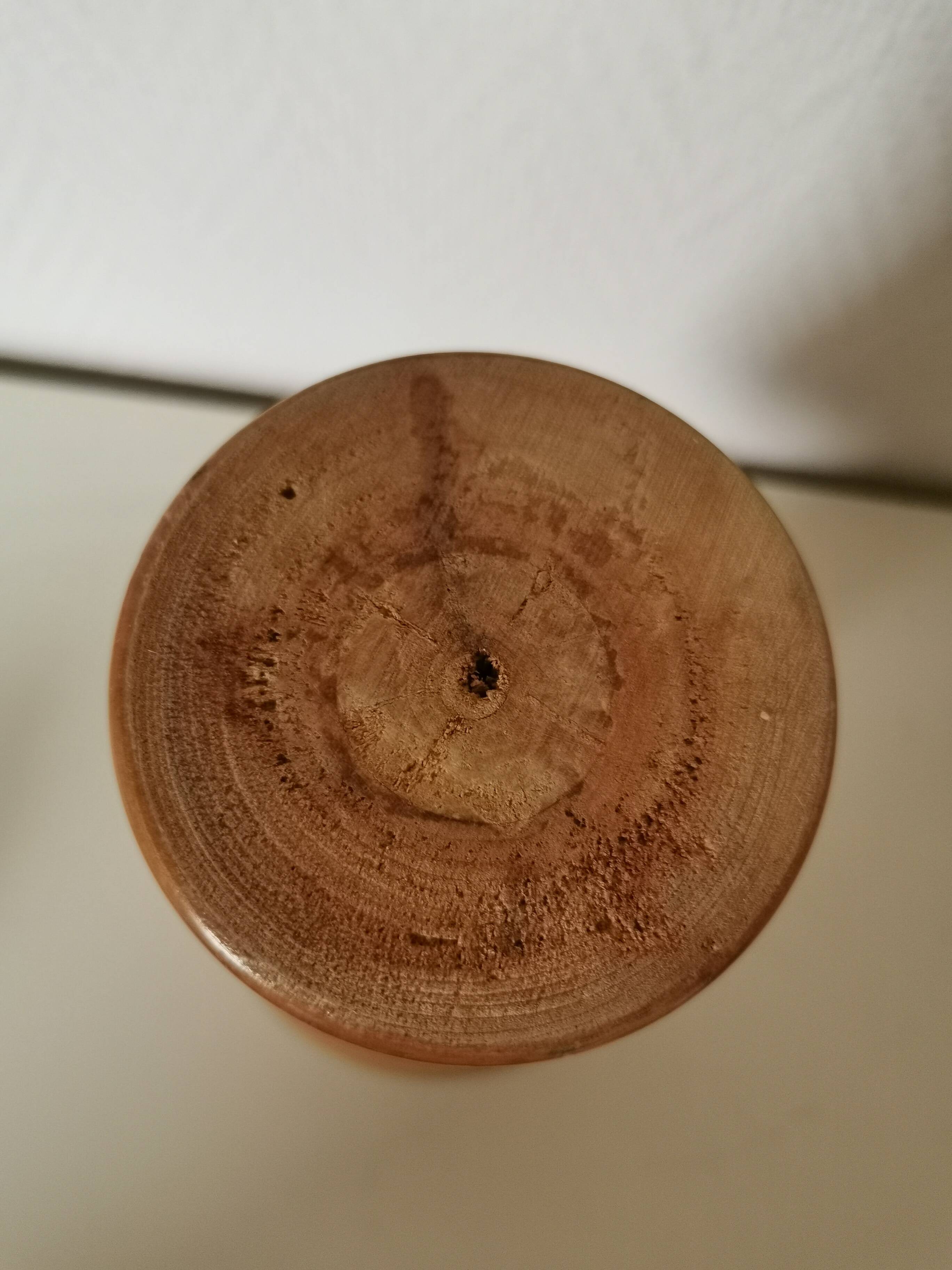 vase, soliflore, candlestick, turned wood, light wood