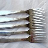Christofle cutlery set - 11 fourchettes de table et 11 cuillères à soupe - Art déco - Métal argenté