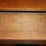 Vintage English bedside wood small format