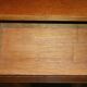 Vintage English bedside wood small format