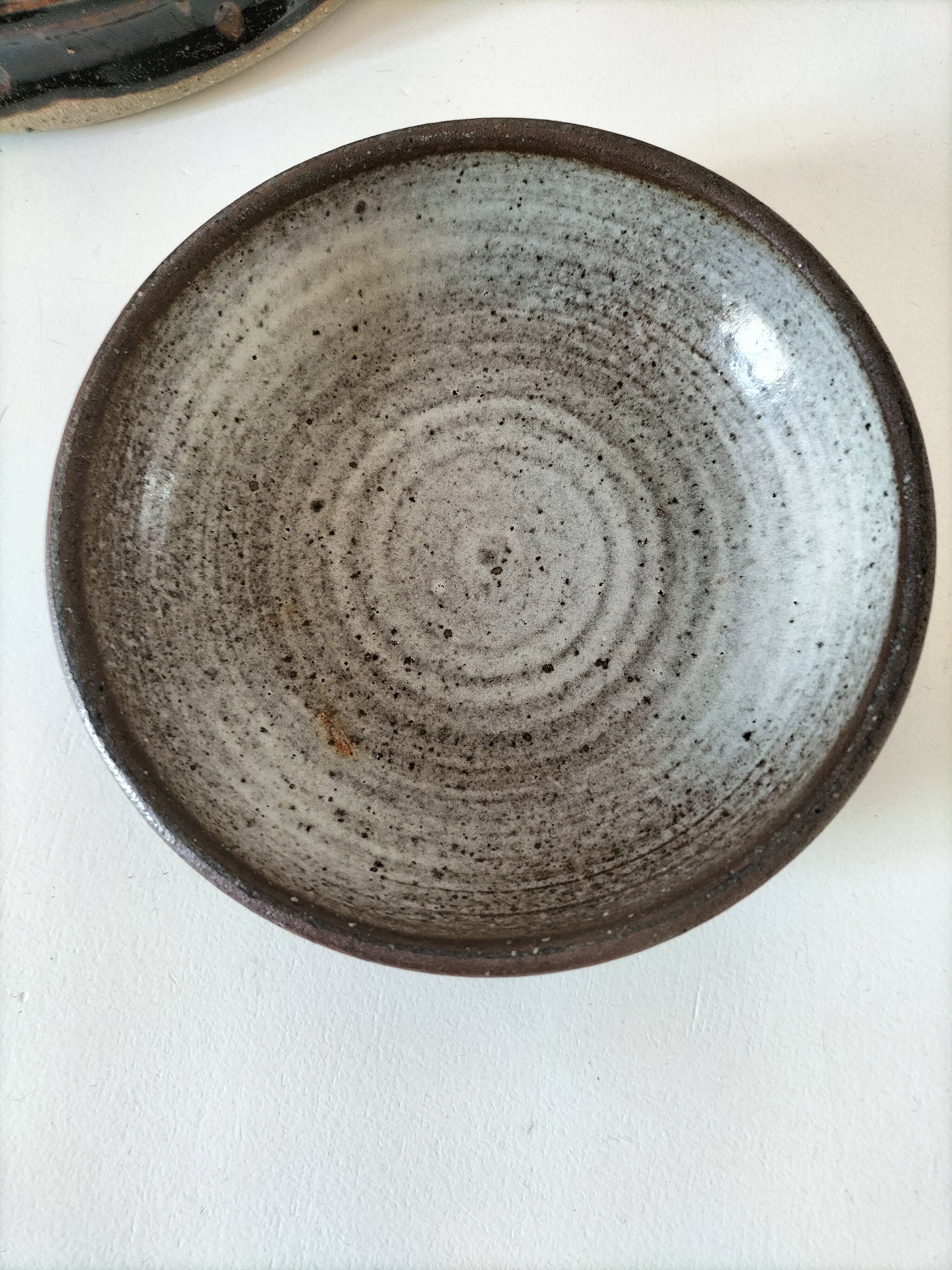 Stoneware service Puisaye – breakfast set - 7 pieces