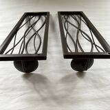 Pair of Brutalist Candlesticks