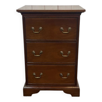 Chiffonnier anglais en acajou des années 1950
